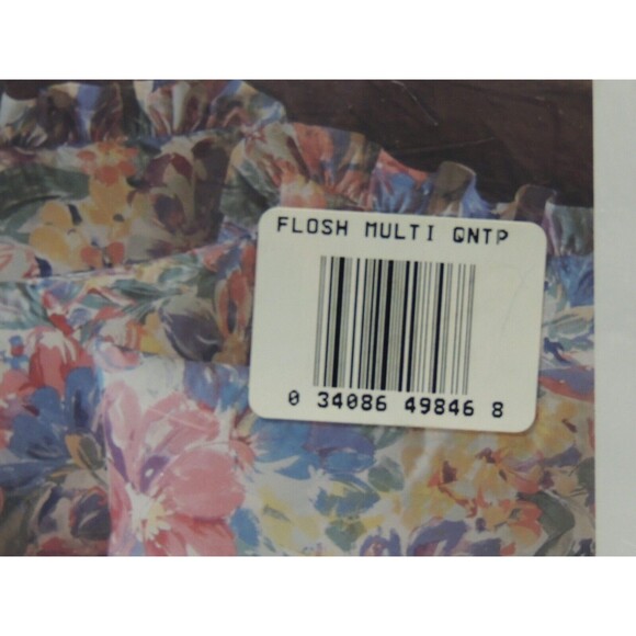 VTG 80s Wamsutta No-Iron Percale Queen Flat Sheet Watercolor Floral Pattern NIP - Picture 3 of 4